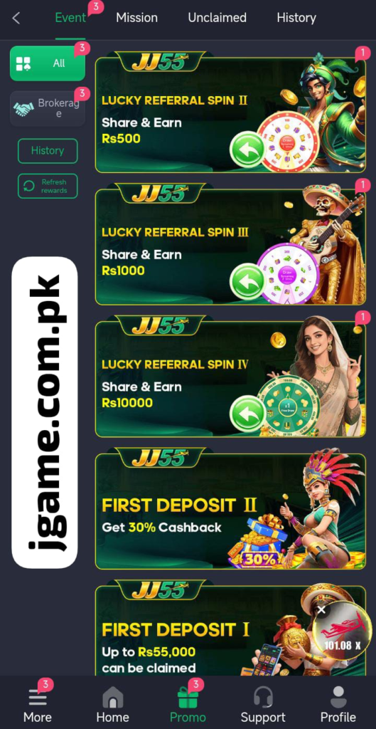 JJ55 Earning apk